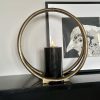Ring kaarsenstandaard Goud