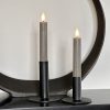 Countryfield led-kaarsen, taupe incl. afstandsbediening