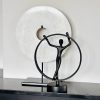 Beeld cirkel Anne zwart