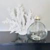 Gestylde vaas Lyonne met LED flame van Countryfield – decoratief gecombineerd met wit ornament