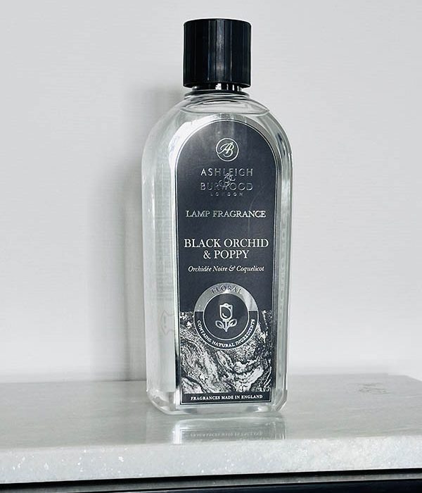 Ashleigh & Burwood geurlampolie Black Orchid & Poppy – 500 ml bloemige geurolie