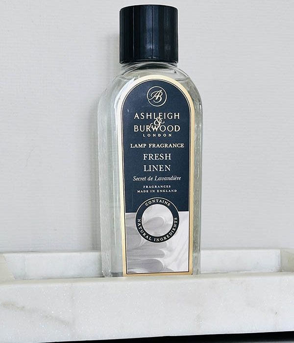 Ashleigh & Burwood geurlampolie Fresh Linen – 250 ml frisse geur met aloë, frangipani, lavendel en citrus