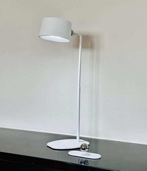 Bureaulamp design LED op accu met wandbevestiging, wit HomeBound by KY, Kolony, 14x8,5x32 cm 2