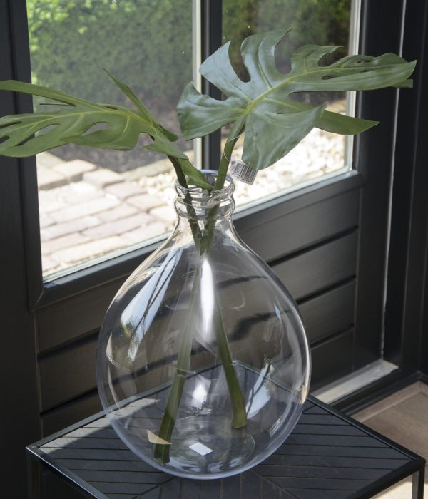 Colours and Green Monstera kunstblad – groen kunststof blad 74 cm