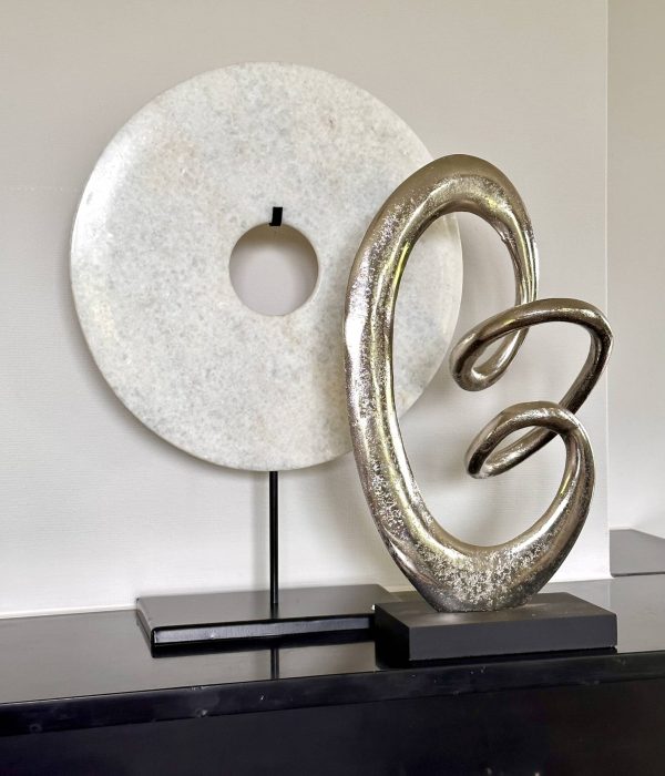 Homebound by KY ornament Imma zilver, stijlvolle eyecatcher op dressoir