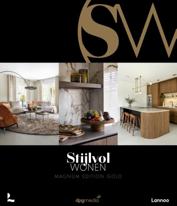Stijlvol Wonen Magnum Edition GOLD – koffietafelboek cover