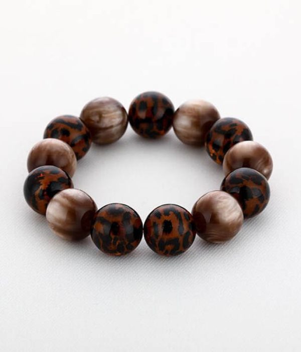 Michelle kralenarmband coffee