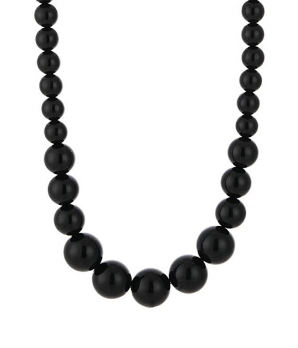 Michelle kralenketting zwart trend