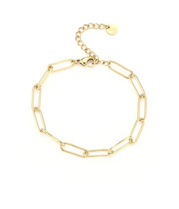 Michelle Schakelarmband Sophia – goudkleurige schakelarmband met verlengstuk