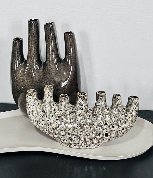 Tulpenvaas Tulipa naturel Homebound by KY met meerdere openingen