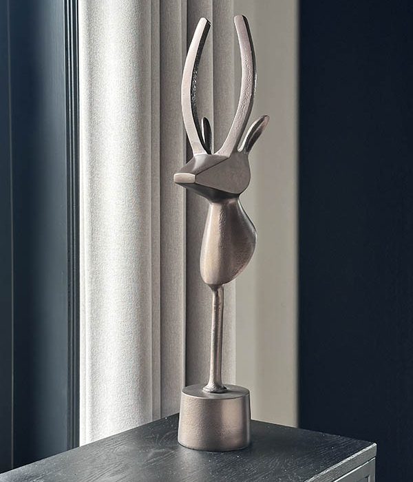 Vase The World Hert Palpa – bronskleurig metalen ornament, hoogte 55 cm