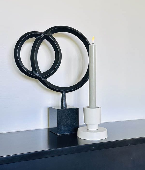 Vase The World Kandelaar Piura ivory – multifunctioneel design in interieur