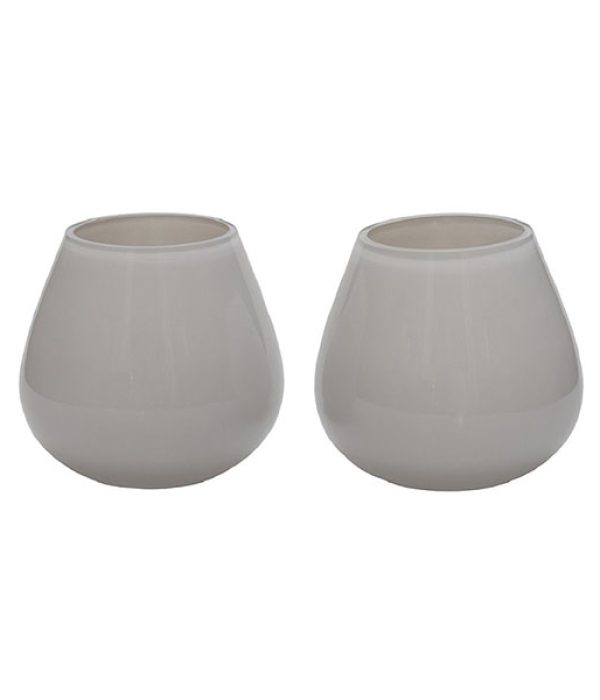 wee beige Vase The World Tasman XS kaarsenhouders en windlichtjes in de kleur Ivory op een witte achtergrond