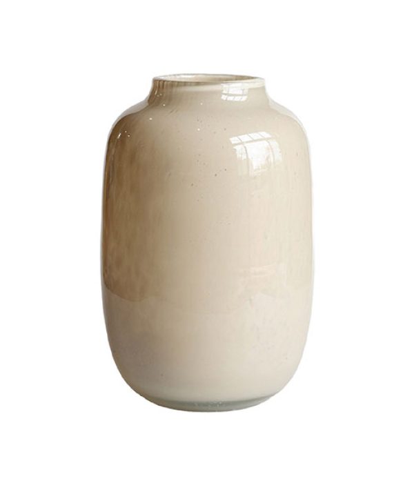 Vase The World Vaas Artic Elite beige maat S Ø21 × H29 cm