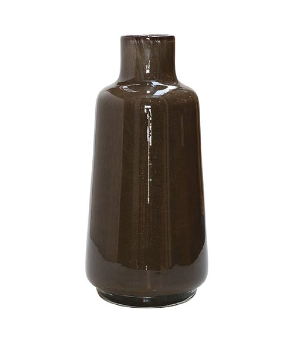 Vase The World Vaas Jana Elite dark brown Ø18 × H35 cm
