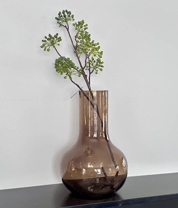 Vase The World vaas Seim S taupe Ø25,5 x H37 cm